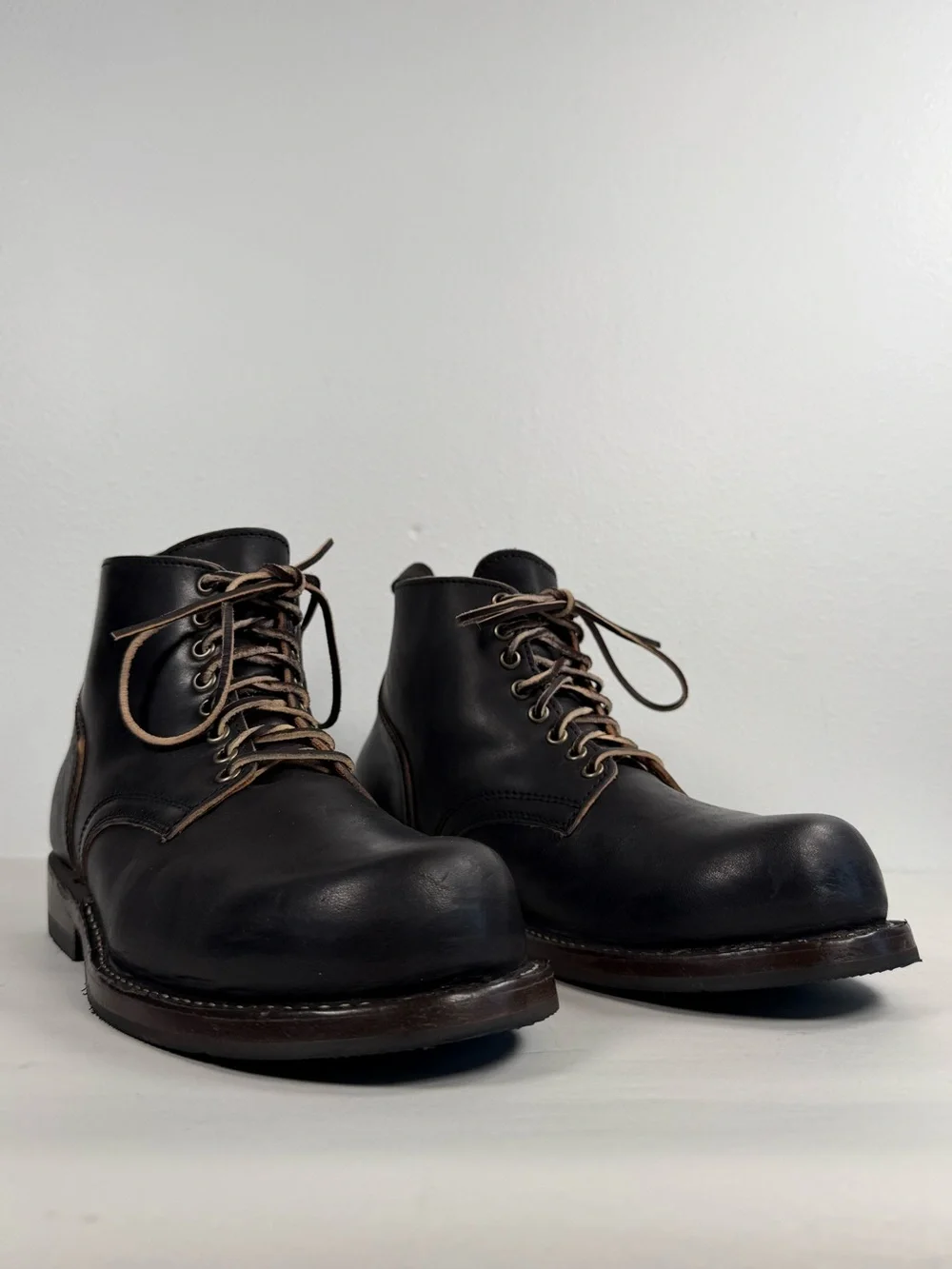 Thursday Boot Co. Men’s Brawler Size 10 Teacore Horse Rump Italian Leather Black